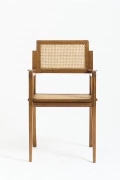 Oak and Cane Armchair - 4289262