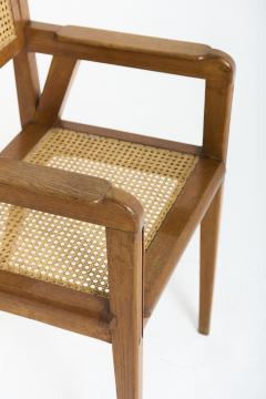 Oak and Cane Armchair - 4289265