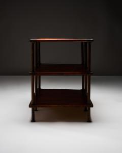 Oak and Copper Industrial Console France 20th C - 4820037