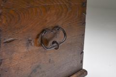 Oak chest 18th century France Haut Savoie 1850s - 2067223