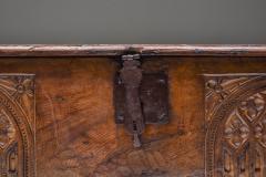 Oak chest 18th century France Haut Savoie 1850s - 2067227