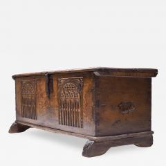 Oak chest 18th century France Haut Savoie 1850s - 2068805
