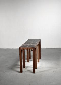 Oak console table - 4718912