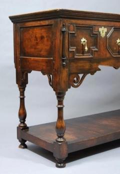 Oak walnut dresser base - 4787620