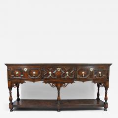 Oak walnut dresser base - 4790355