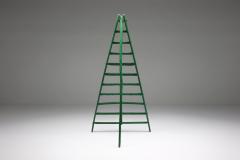 Objet Trouv Green Fruit Picking Ladder 1890s - 2315790
