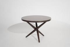 Occasional Walnut Tripod Table by T H Robsjohn Gibbings for Widdicomb 1950s - 2925725