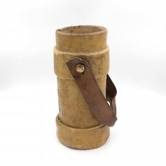 Ochre Painted Linen and Cork British Naval Cordite Bucket English circa 1880 - 2181912