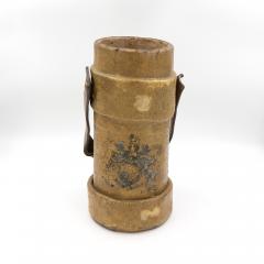 Ochre Painted Linen and Cork British Naval Cordite Bucket English circa 1880 - 2181914