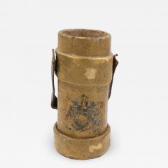 Ochre Painted Linen and Cork British Naval Cordite Bucket English circa 1880 - 2184447