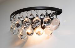 Ochre Pear Glass Sconces Bronze Patinated Frame 2 tiered Rim 3 Available - 4397212