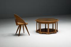 Octagonal Art Deco Coffee Table France 1930s - 4452249