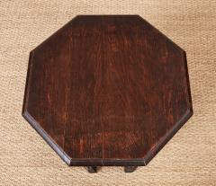 Octagonal Gothic Tracery Taboret Table - 4324109