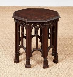 Octagonal Gothic Tracery Taboret Table - 4324117