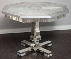 Octagonal Mirrored Centre Hall Table - 3129871