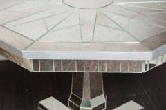 Octagonal Mirrored Centre Hall Table - 3129873