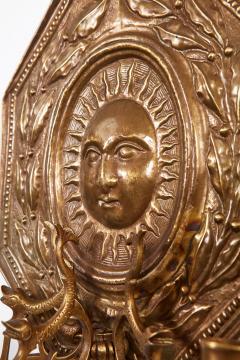 Octagonal Sun Face Sconces - 3338355
