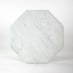 Octagonal Top Dining Table in Carrara Marble - 4135550