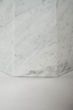 Octagonal Top Dining Table in Carrara Marble - 4135553