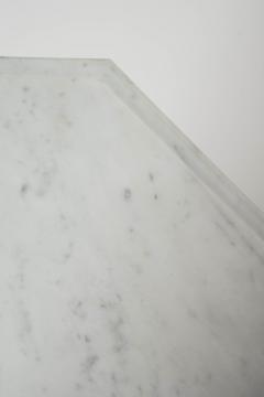 Octagonal Top Dining Table in Carrara Marble - 4135555