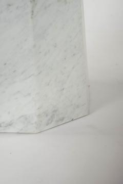 Octagonal Top Dining Table in Carrara Marble - 4135559
