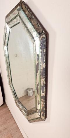 Octagonal Venetian Mirror Italy circa 1920 - 4825945