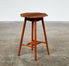 Octagonal Walnut Stand - 4446848