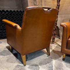 Octavio Vidales 1950s Octavio Vidales Two Leather Chairs Muebles Johrvy Mexico City - 3202897