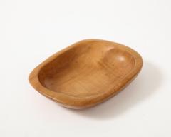 Odile Noll Hand Sculpted Wooden Dish by Odile Noll France c 1950 - 3088061