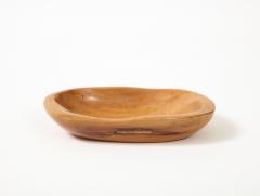 Odile Noll Hand Sculpted Wooden Dish by Odile Noll France c 1950 - 3088064