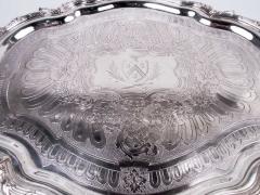 Odiot French Belle Epoque Classical Silver Tray - 3984319