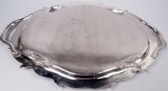 Odiot French Belle Epoque Classical Silver Tray - 3984323