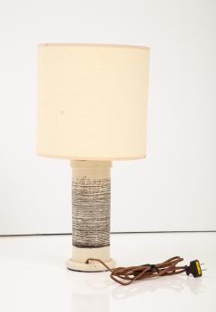 Off White Ceramic Table Lamp by Keramos for Sevres circa France 1950s - 2826187