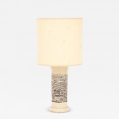 Off White Ceramic Table Lamp by Keramos for Sevres circa France 1950s - 2828760