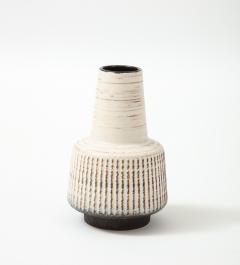 Off White Mid Century Scandinavian Vase 1950s - 2200303