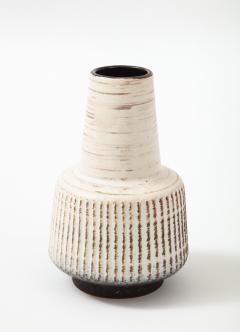 Off White Mid Century Scandinavian Vase 1950s - 2200309
