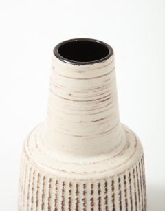 Off White Mid Century Scandinavian Vase 1950s - 2200311