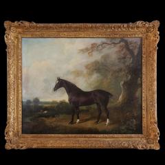 Oil Painting of a Horse Standing Proud in Woodland - 3123281