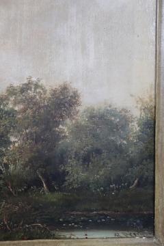Oil Painting on Canvas English Landscape Late 19th Century - 4027597