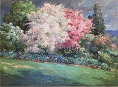 Oil on Canvas Abbott Fuller Graves Spring Garden Kennebunkport Christies NYC - 3418585