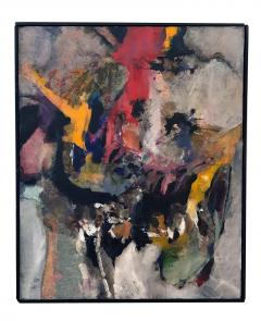 Oil on Canvas Abstract Expressionist Painting by Ann Gallagher dated 1972 - 3237077