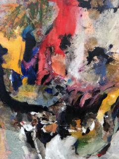 Oil on Canvas Abstract Expressionist Painting by Ann Gallagher dated 1972 - 3237083