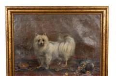 Oil on Canvas Painting of a Seidenspitz Dog - 4136980