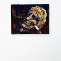 Oil on Canvas of a Head Mid Century - 1808829