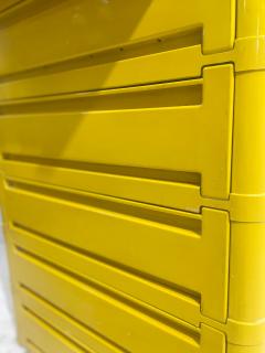 Olaf Van Bohr Italian Yellow Space Age Chest of Drawers by Olaf von Bohr for Kartell - 2753969