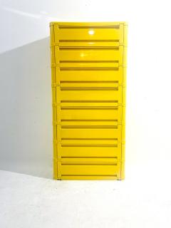 Olaf Van Bohr Italian Yellow Space Age Chest of Drawers by Olaf von Bohr for Kartell - 2753972