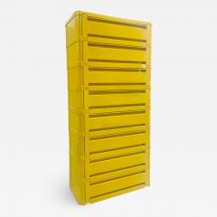 Olaf Van Bohr Italian Yellow Space Age Chest of Drawers by Olaf von Bohr for Kartell - 2759410