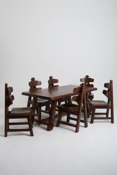 Olavi H nninen Brutalist Dining Table by Olavi Hanninen 1920 1992  - 2880244