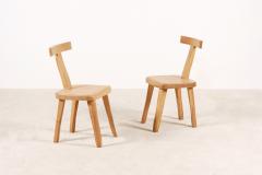 Olavi H nninen Olavi H nninen for Mikko Nupponen Set of 10 Elm Chairs Finland 1950 - 1067221