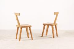 Olavi H nninen Olavi H nninen for Mikko Nupponen Set of 10 Elm Chairs Finland 1950 - 1067223